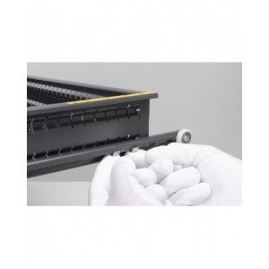 Armadio portautensili con porte, 7 cassetti e 3 piani regolabili, L714 x P726 x H12000 mm