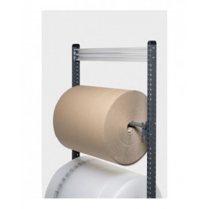 Tubo porta bobina con staffe, L1485 x P146 x H150 mm