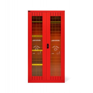 Armadio di sicurezza DPI e attrezzature antincendio 54x27 EH, PERFOM14033, colore rosso