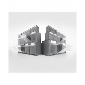 Cassettiera porta minuteria Visual Box, 4 cassetti, L600 x P178 x H206 mm