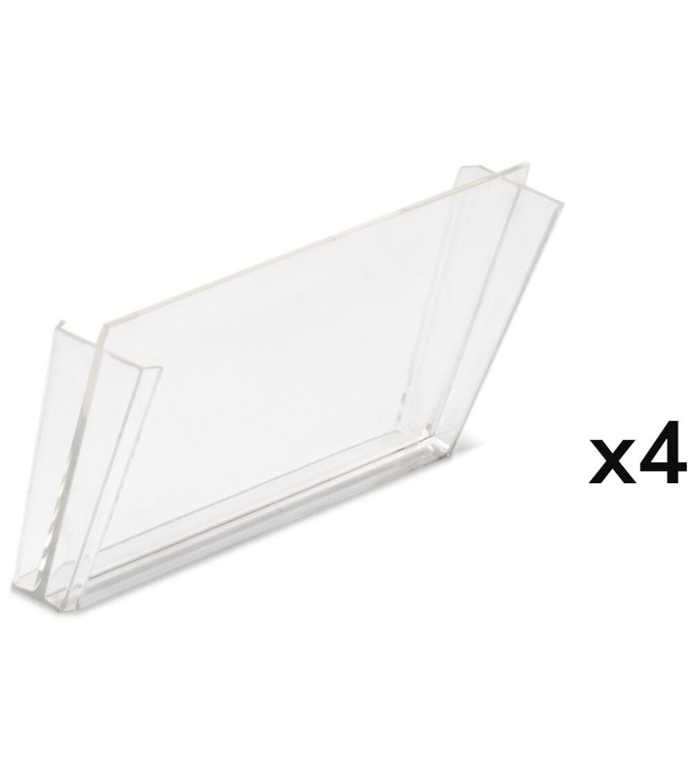 Kit 4 divisori trasversali per contenitore RK Box Air, L195 x P47 x H132 mm