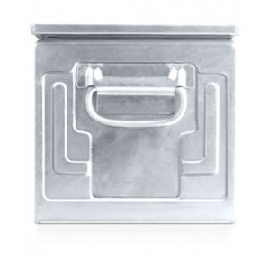 Cassetta in metallo zincata, mis. 272-4A5, L480 x P315 x H300 mm