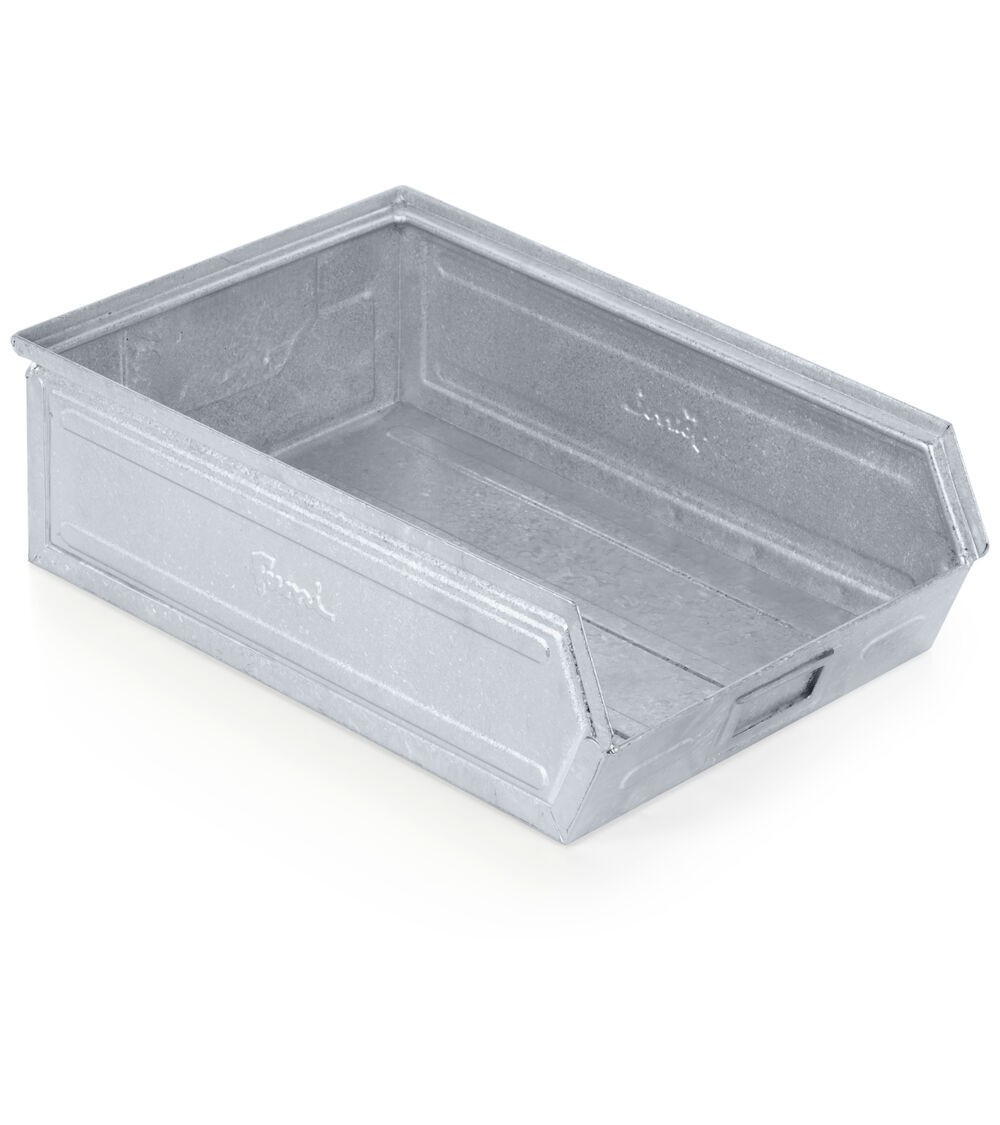 Contenitore a bocca di lupo zincato, mis.4A2, L310 x P500 x H145 mm