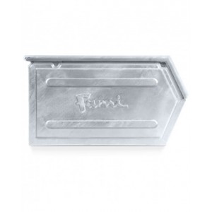 Cassetta zincata a bocca di lupo con traversino, mis. 5P4, L480 x P540 x H300 mm