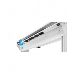 Telaio porta prese aggiuntivo per banco Dynamic L 2000 mm