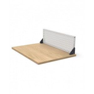 Coppia squadre per fissaggio pannelli su piano, L110 x P32 x H110 mm