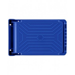 Contenitori in PP a bocca di lupo con fondo nervato Picking Box Mythos, mis. 1, L104 x P164 x H75 mm