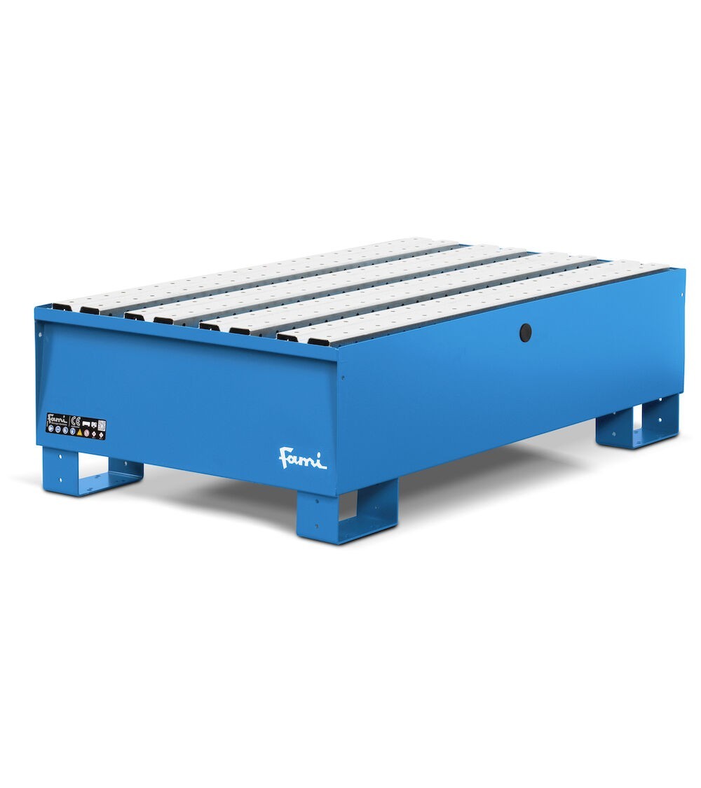 Vasca di raccolta capacità 200 Lt, blu