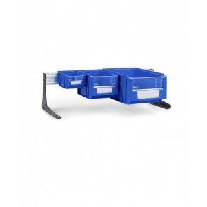 Contenitori in PP a bocca di lupo con fondo nervato Picking Box Mythos, mis. 3A2, L211 x P354 x H145 mm