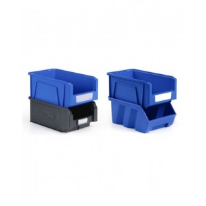 Contenitori in PP a bocca di lupo con fondo nervato Picking Box Mythos, mis. 4A2, L314 x P500 x H145 mm