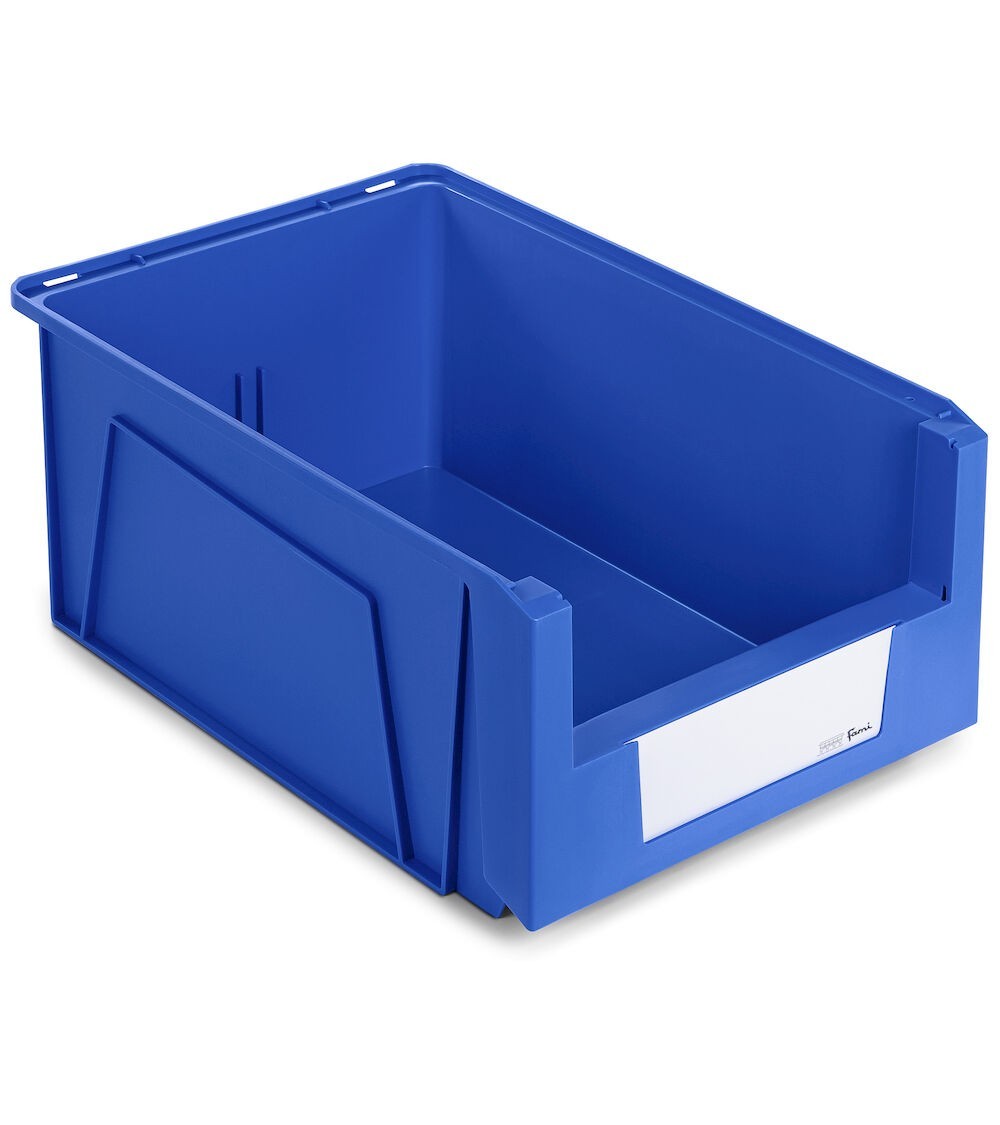 Contenitori in PP a bocca di lupo con fondo nervato Picking Box Mythos, mis. 5, L474 x P724 x H300 mm