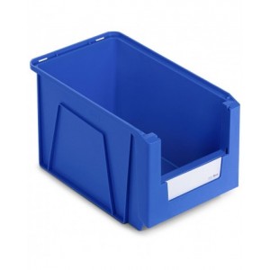 Contenitori in PP a bocca di lupo con fondo nervato Picking Box Mythos, mis. 3, L212 x P354 x H200 mm