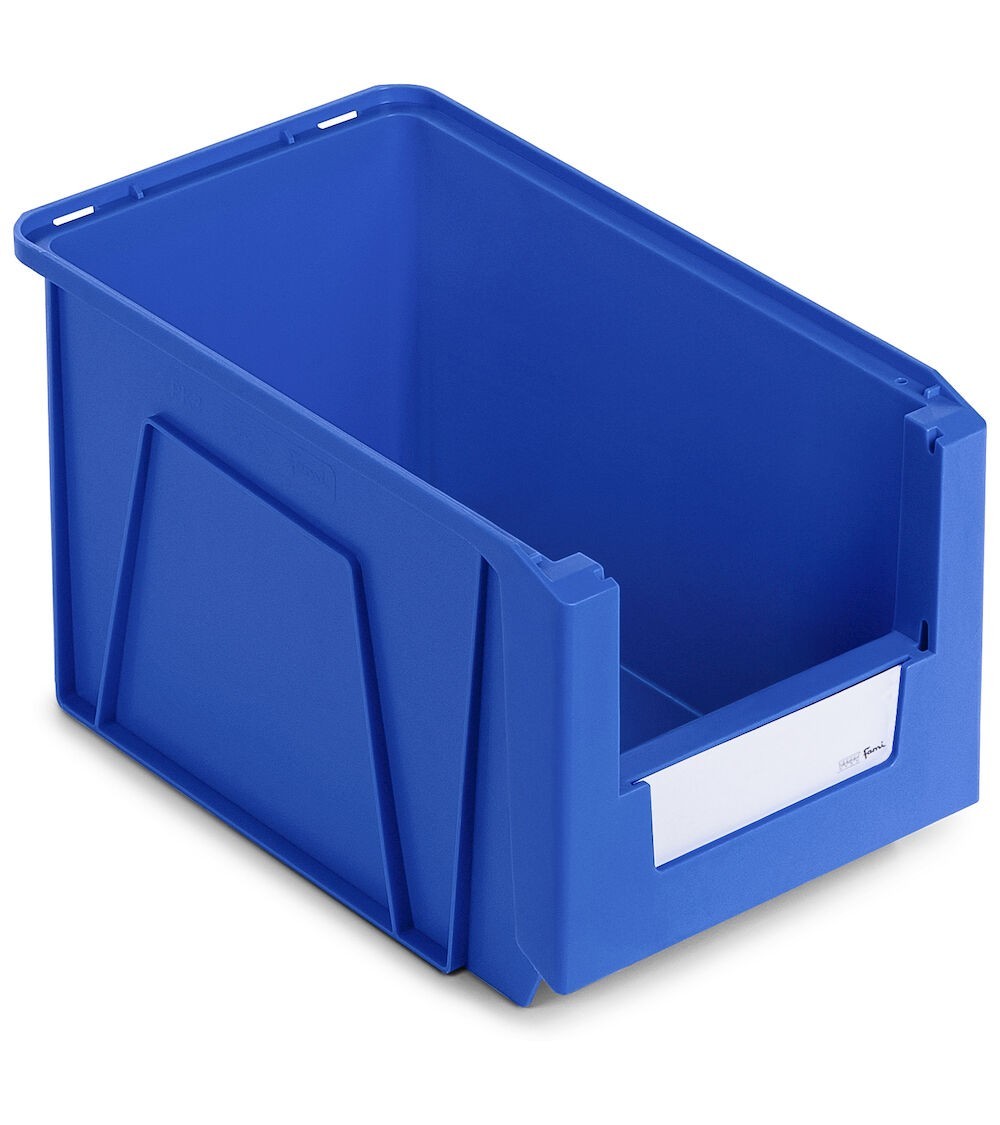 Contenitori in PP a bocca di lupo con fondo nervato Picking Box Mythos, mis. 3, L212 x P354 x H200 mm