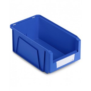 Contenitori in PP a bocca di lupo con fondo nervato Picking Box Mythos, mis. 3A2, L211 x P354 x H145 mm