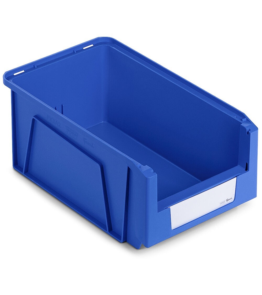 Contenitori in PP a bocca di lupo con fondo nervato Picking Box Mythos, mis. 3A2, L211 x P354 x H145 mm