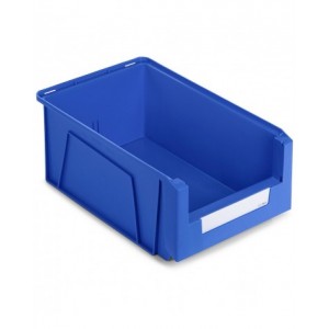 Contenitori in PP a bocca di lupo con fondo nervato Picking Box Mythos, mis. 4, L315 x P500 x H200 mm