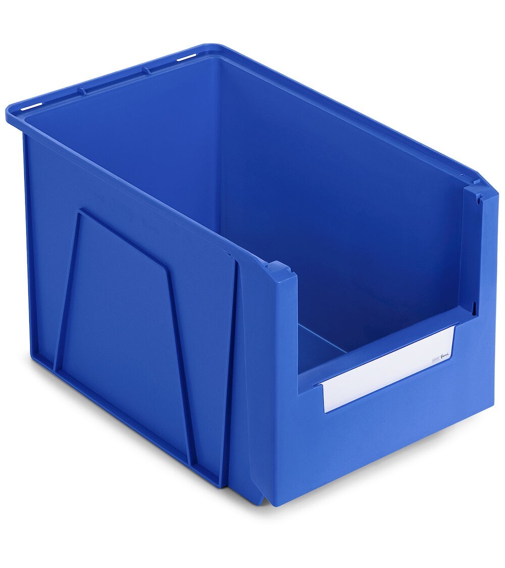 Contenitori in PP a bocca di lupo con fondo nervato Picking Box Mythos, mis. 4A5, L315 x P500 x H300 mm