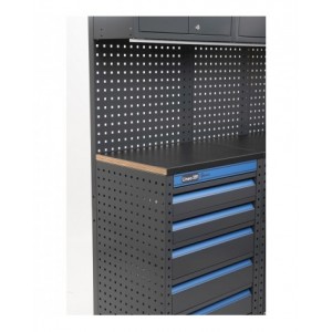 Copertura in acciaio gommato per piano in Multiplex, L608 x P461 x H28 mm