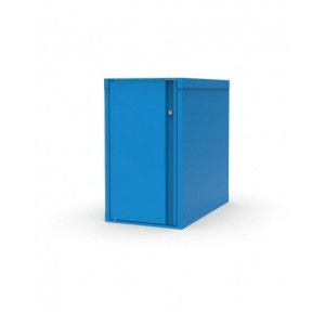 Armadio vuoto per morsa, L408 x P726 x H700 mm, blu