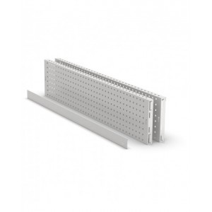 Kit 2 Pannelli porta attrezzi e 1 bordo, 1440x40x304 mm