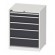 Armadio con 5 cassetti Garage