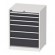 Armadio con 6 cassetti Garage