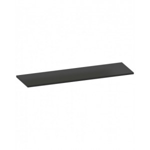 Top in acciaio gommato per armadio da officina, L2040 x P600x H32 mm