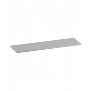 Top in acciaio inox satinato, L2040 x P600x H32 mm