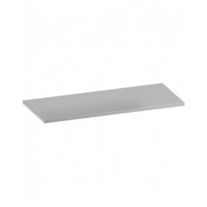 Top in acciaio inox satinato, L1428 x P600x H32 mm