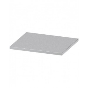 Top in acciaio inox satinato, L714 x P600 x H31 mm