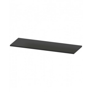 Top in acciaio gommato, L1734 x P600 x H32 mm