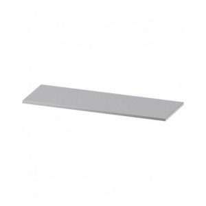 Top in acciaio inox satinato, L1734 x P600 x H31 mm