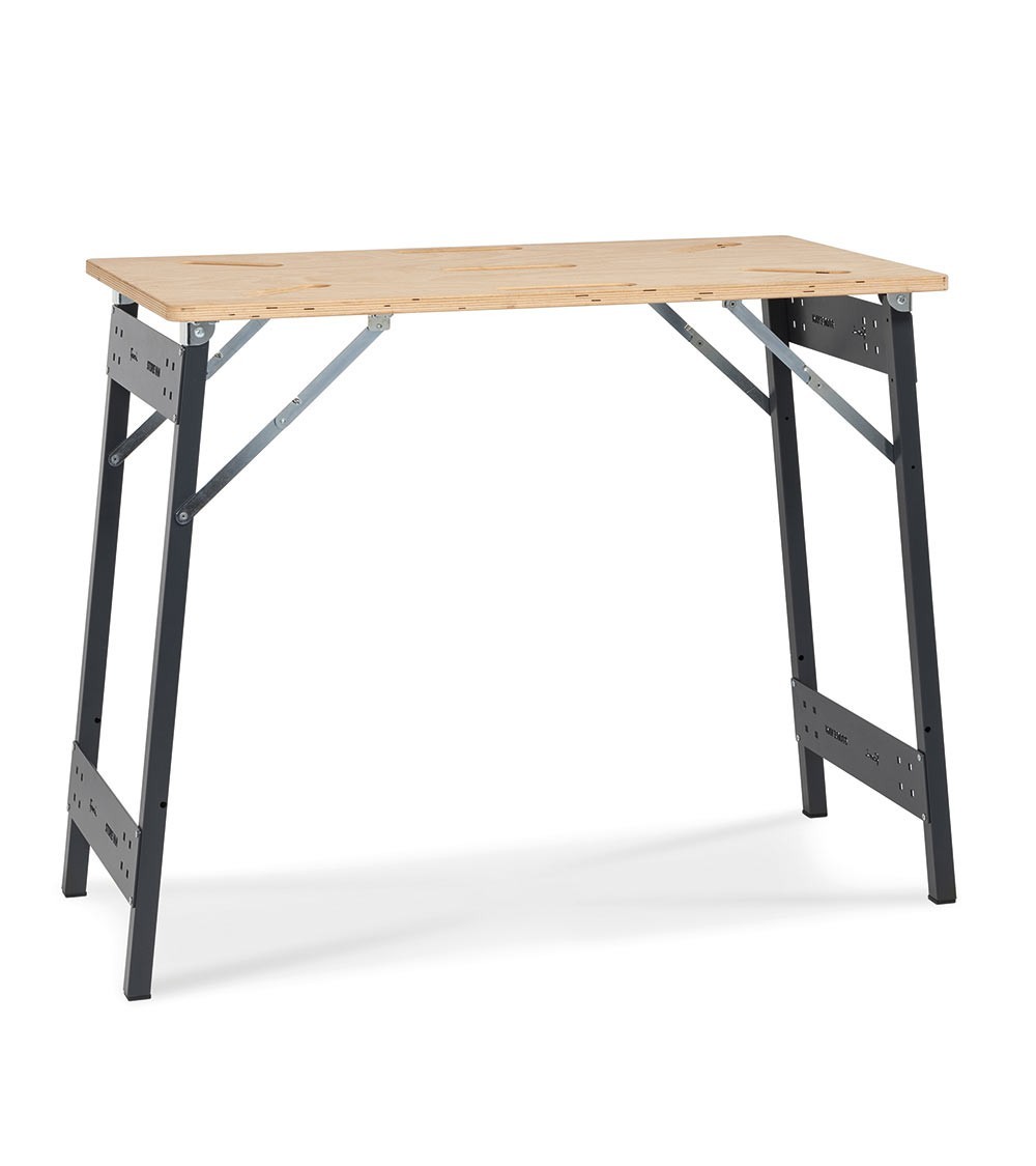 Klappbare Werkbank Work Table, 1184x590x896/60 mm, anthrazitgrau