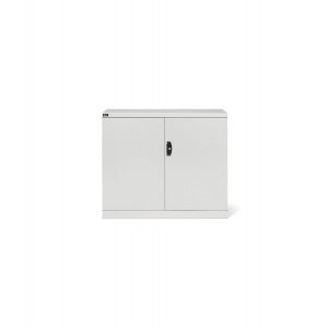 Armadio con ante a battente 64x27 EH, PERFOM15008, colore grigio chiaro