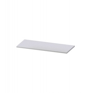 Abdeckplatte aus gebürstetem Edelstahl für Werkstattschrank, B1428 x T600 x H30 mm