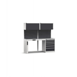 Modulo banco da lavoro con cassettiera, L 2040 mm GARAGE061