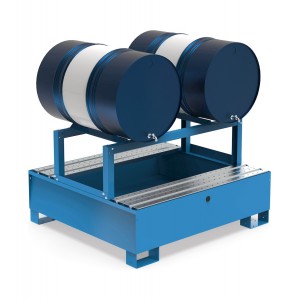 Auffangwanne Kapazität 300 l, mit Fasshalter, ECO1311